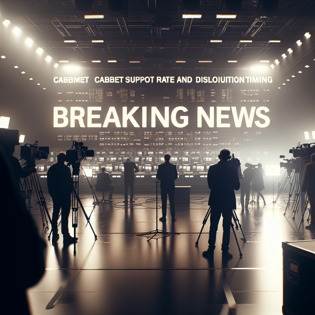 内閣支持率と解散時期に関する国民の意向