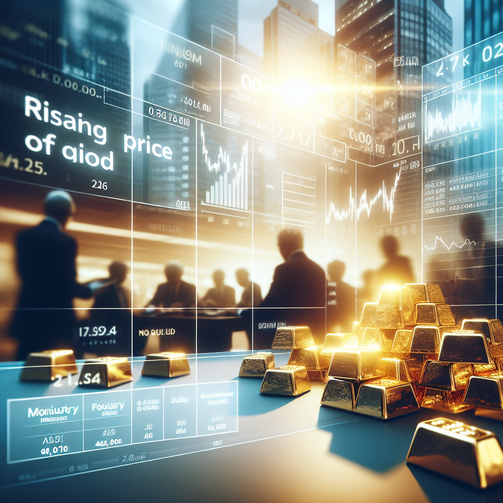 金価格上昇と安全資産需要