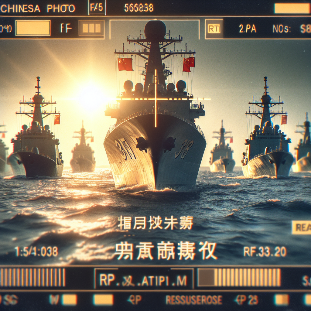 中国軍艦の大隅海峡通過