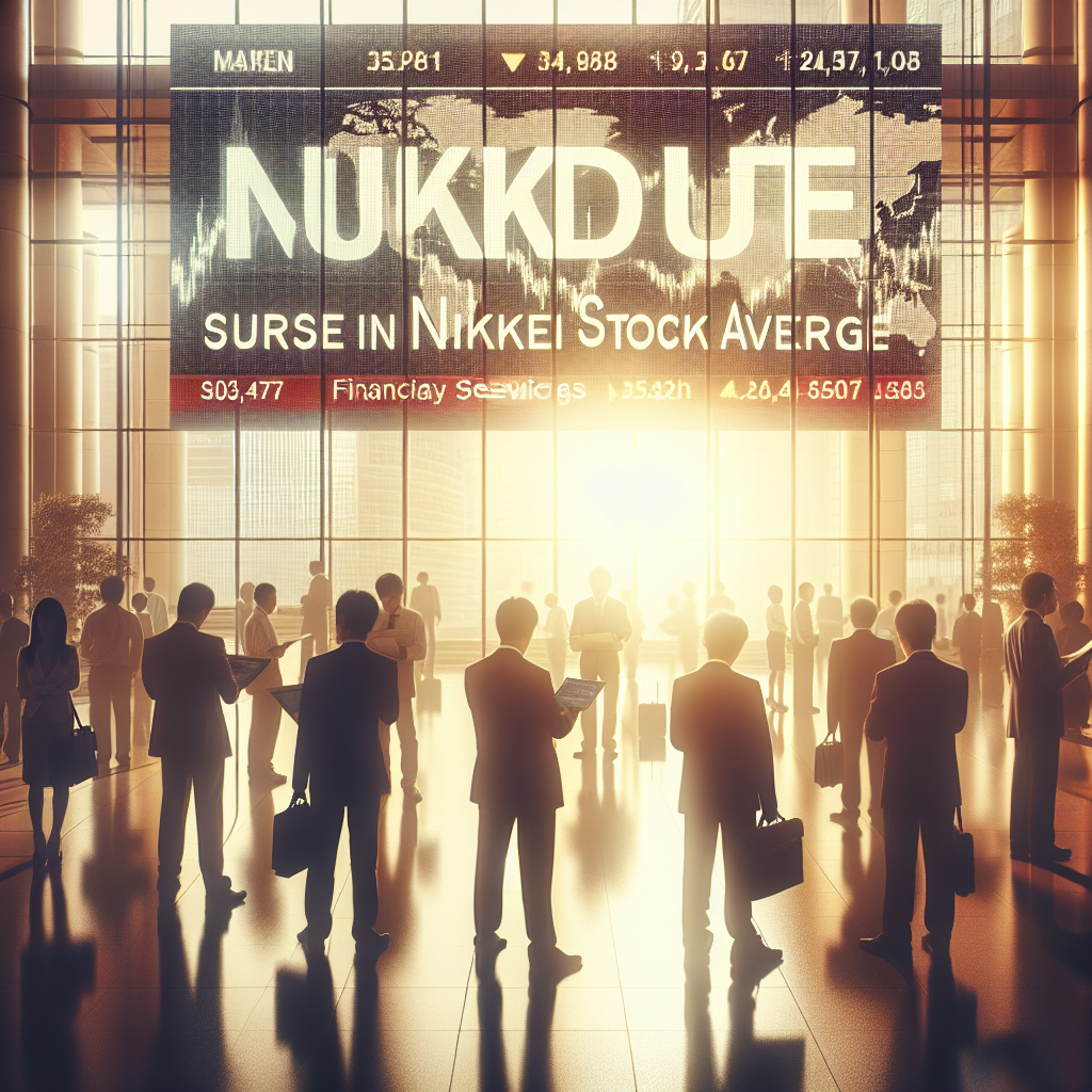 日経平均株価高騰